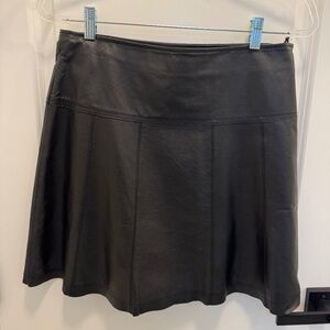 Leather skirt